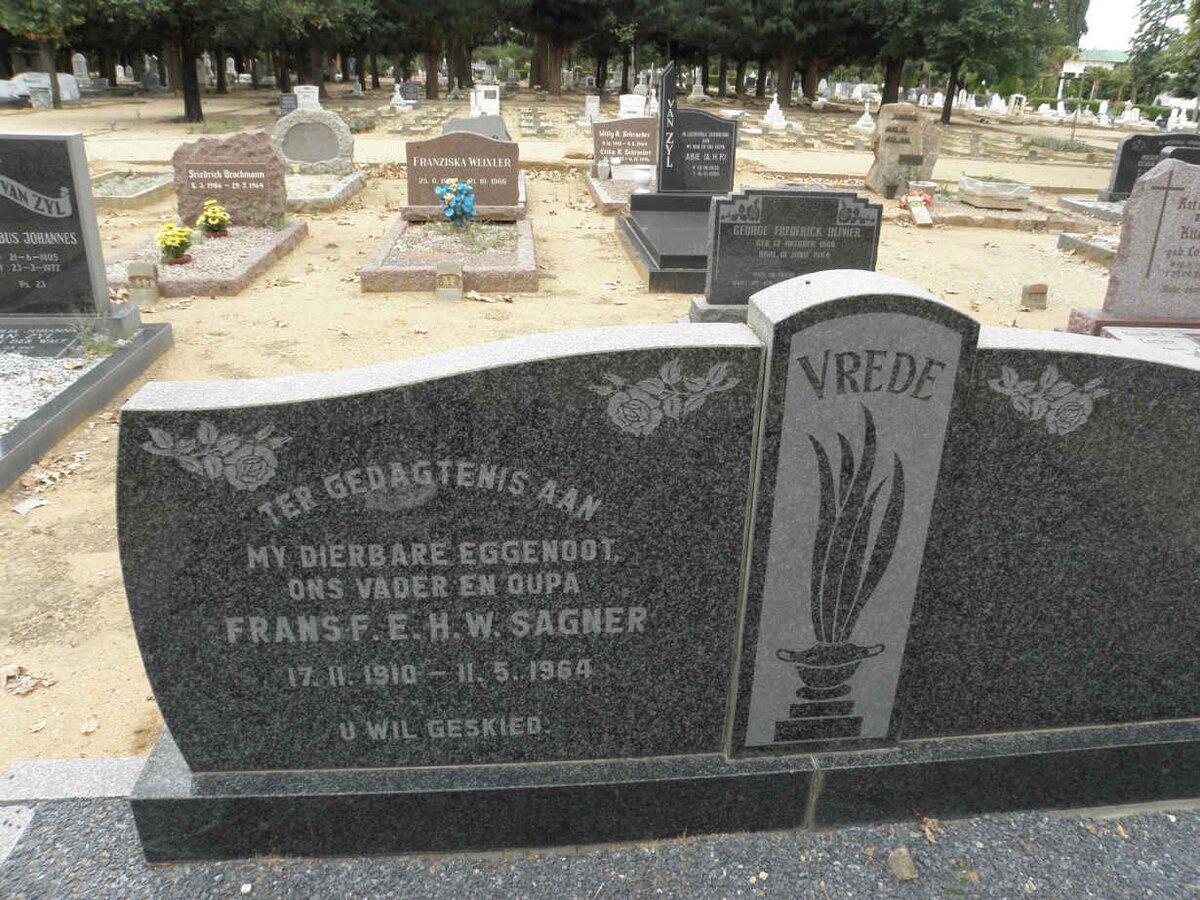 SAGNER Frans F.E.H.W. 1910-1964