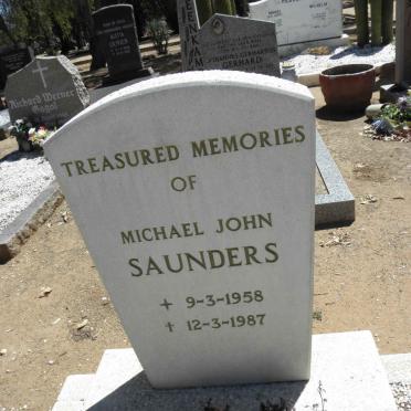 SAUNDERS Michael John 1958-1987