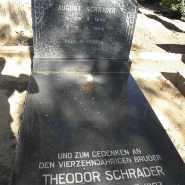 SCHRADER August 1890-1964 :: SCHRADER Theodor -1903