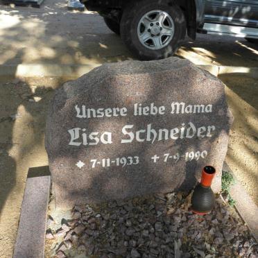 SCHNEIDER Lisa 1933-1990