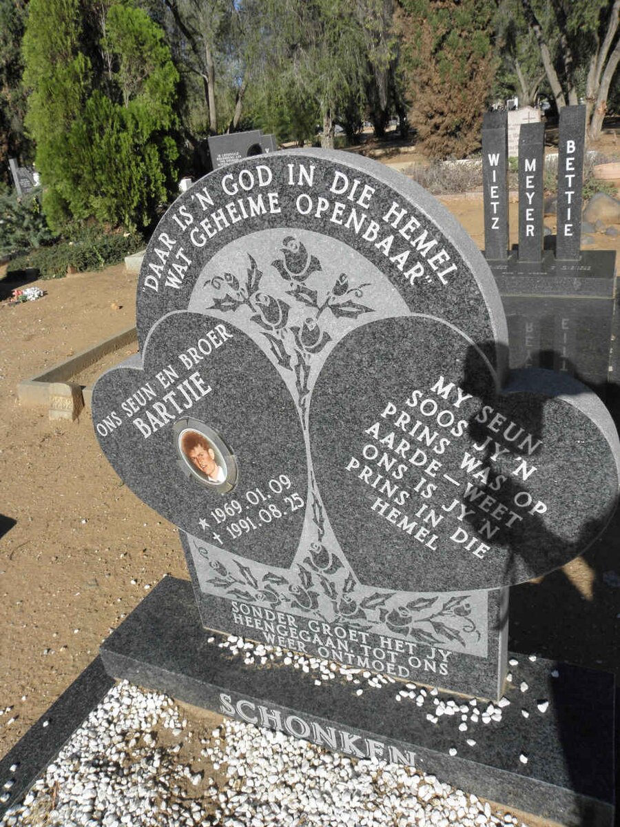 SCHONKEN Bartjie 1969-1991