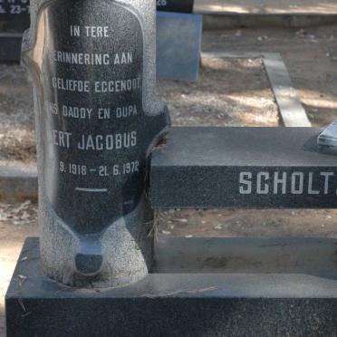 SCHOLTZ Gert Jacobus 1918-1972