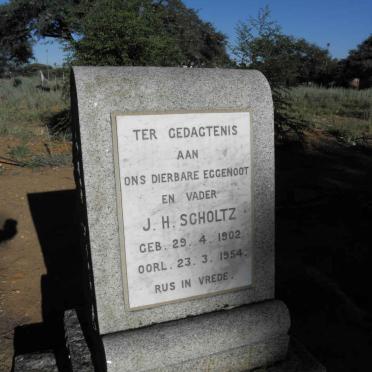 SCHOLTZ J.H. 1902-1954