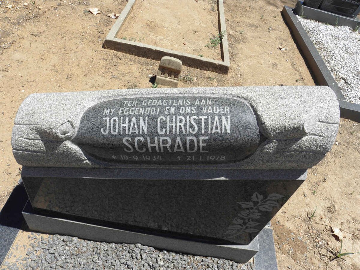 SCHRADE Johan Christian 1934-1978