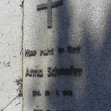 SCHAEFER Anna 1902-19?4