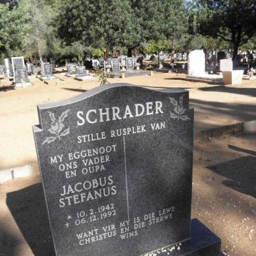 SCHRADER Jacobus Stefanus 1942-1992