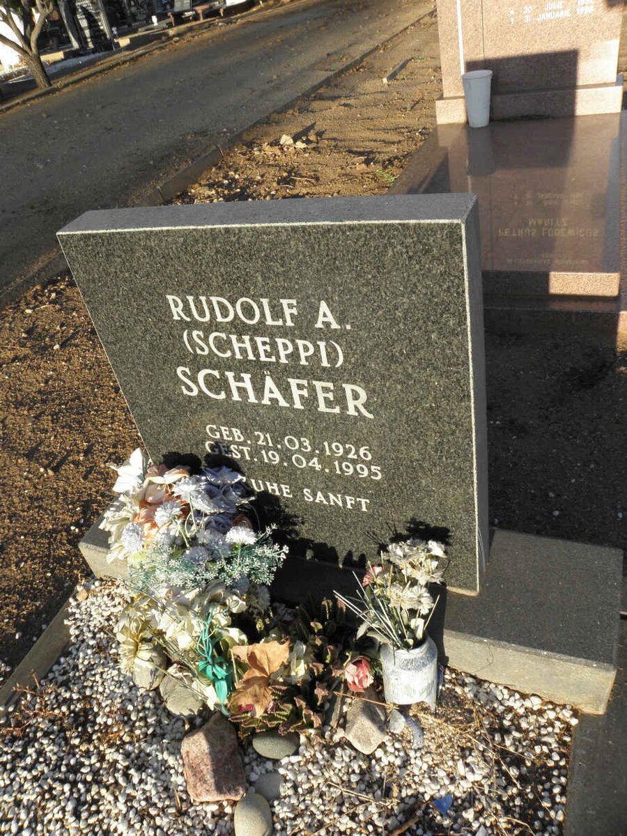 SCHÄFER Rudolf A. 1926-1995