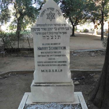 SCHNITKIN Harry -1934