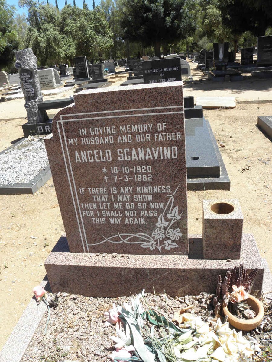 SCANAVINO Angelo 1920-1982