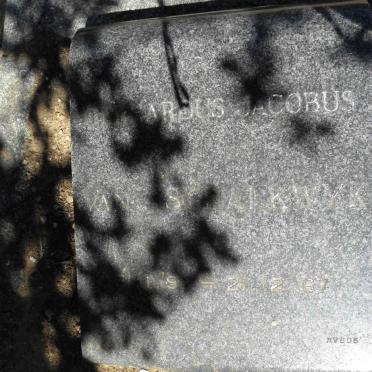 SCHALKWYK Gerhardus Jacobus, van 1952-1967