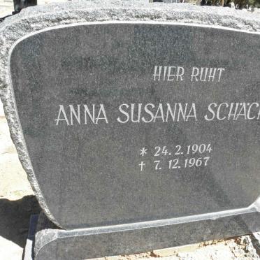 SCHÄCHLE Anna Susanna 1904-1967