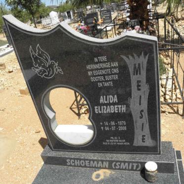 SCHOEMAN Alida Elizabeth nee SMIT 1979-2008