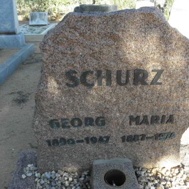 SCHURZ Georg 1890-1947 &amp; Maria 1887-1974