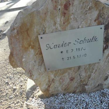 SCHULTE Xavier 1970-1970