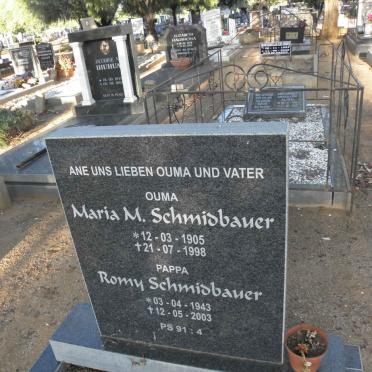 SCHMIDBAUER Maria M. 1905-1998 :: SCHMIDBAUER Romy 1943-2003