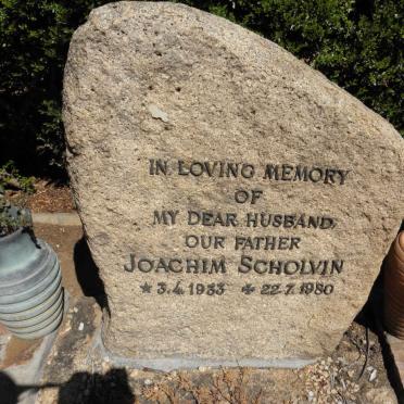 SCHOLVIN Joachim 1933-1980