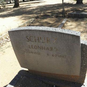 SCHURZ Leonhard 1932-1982