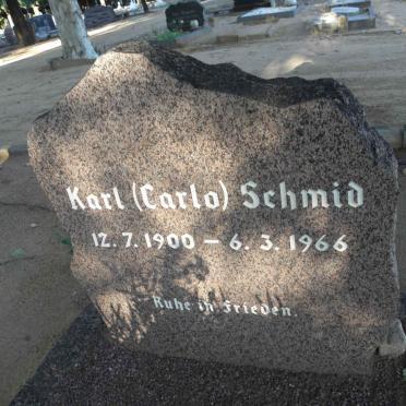 SCHMID Karl 1900-1966
