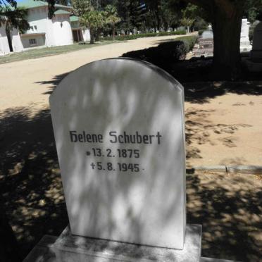 SCHUBERT Helene 1875-1945