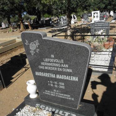 SCHULTZ Margaretha Magdalena 1938-2002