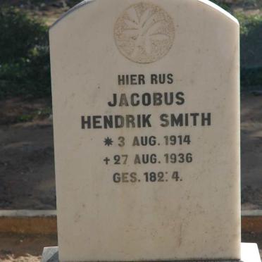 SMITH Jacobus Hendrik 1914-1936