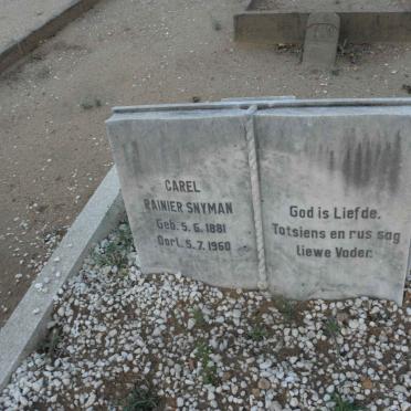 SNYMAN Carel Rainier 1881-1960