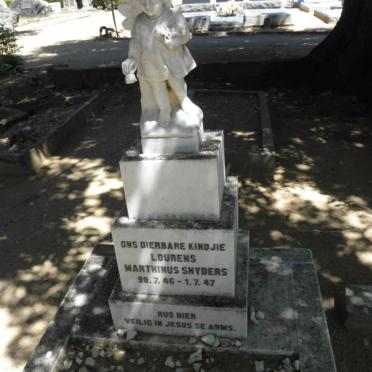 SNYDERS Lourens Marthinus 1946-1947