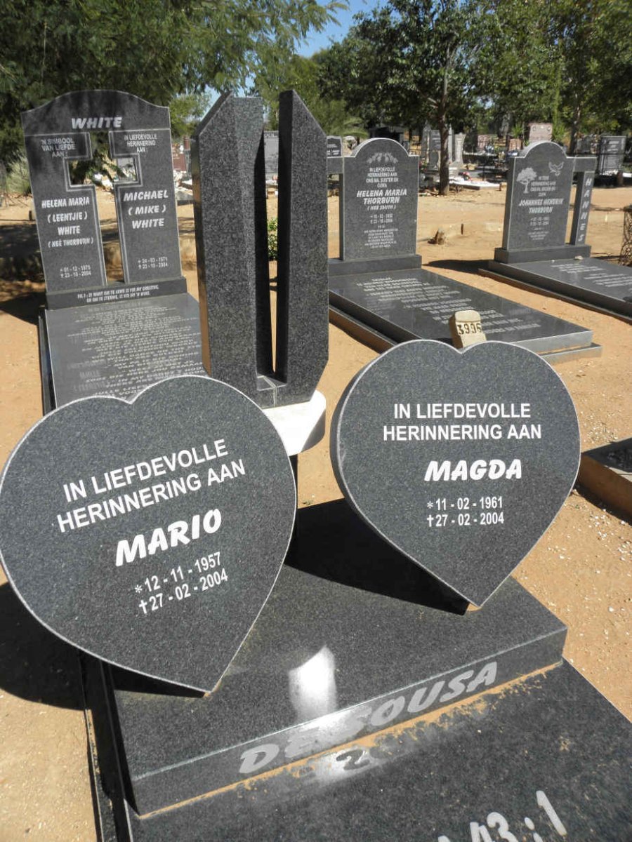 SOUSA Mario, de 1957-2004 &amp; Magda 1961-2004