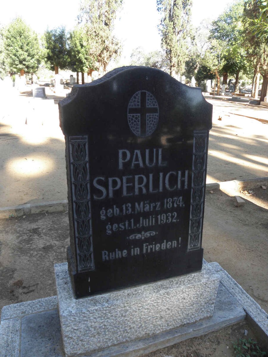 SPERLICH Paul 1874-1932
