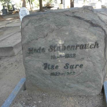 STUBENRAUCH Hede 1907-1982 :: SURE Ilse 1932-1983