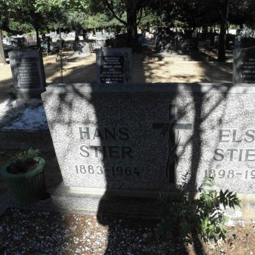 STIER Hans 1883-1964 &amp; Else 1898-1981