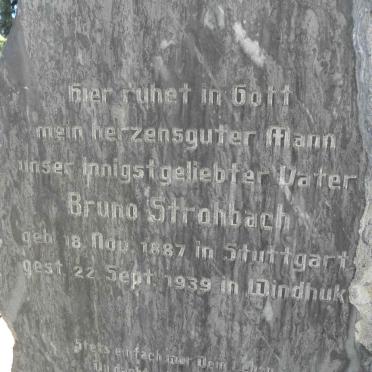 STROHBACH Bruno 1887-1939