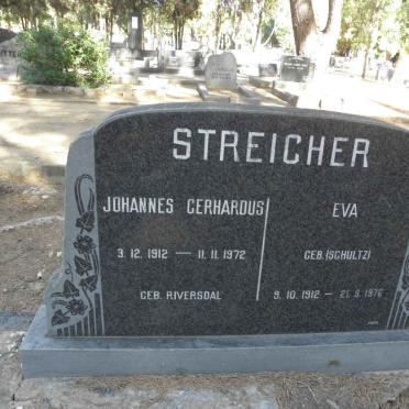 STREICHER Johannes Gerhardus 1912-1972 &amp; Eva SCHULTZ 1912-1976