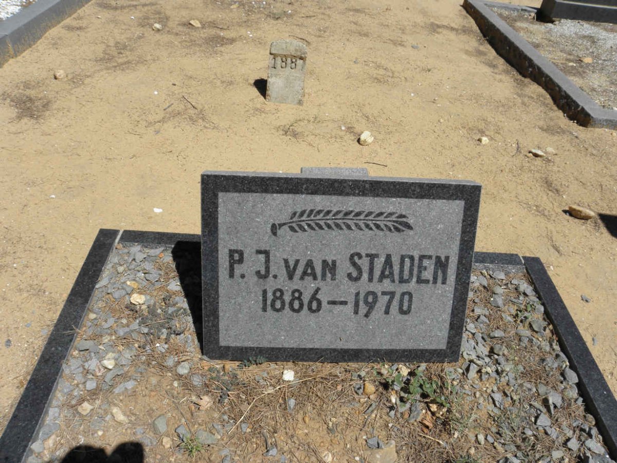 STADEN P.J., van 1886-1970