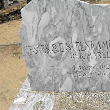STEENKAMP Hester S.E. nee MAREE 1892-1965