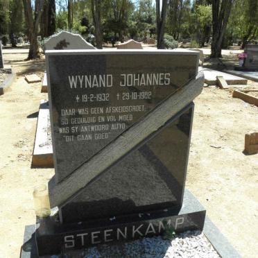 STEENKAMP Wynand Johannes 1932-1982