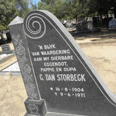 STORBECK C. Dan 1904-1971