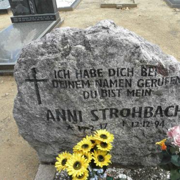 STROHBACH Anni 1937-1994