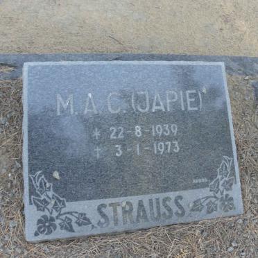 STRAUSS M.A.C. 1939-1973