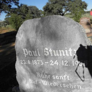STUNITZ Paul 1873-1955