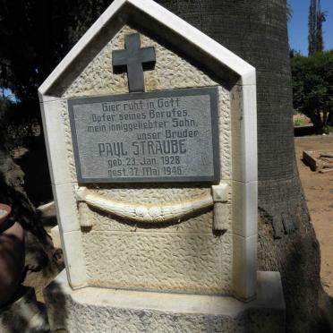 STRAUBE Paul 1928-1946