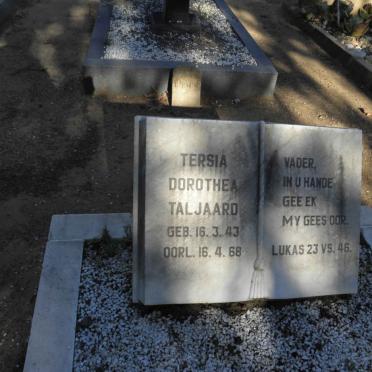 TALJAARD Tersia Dorothea 1943-1968
