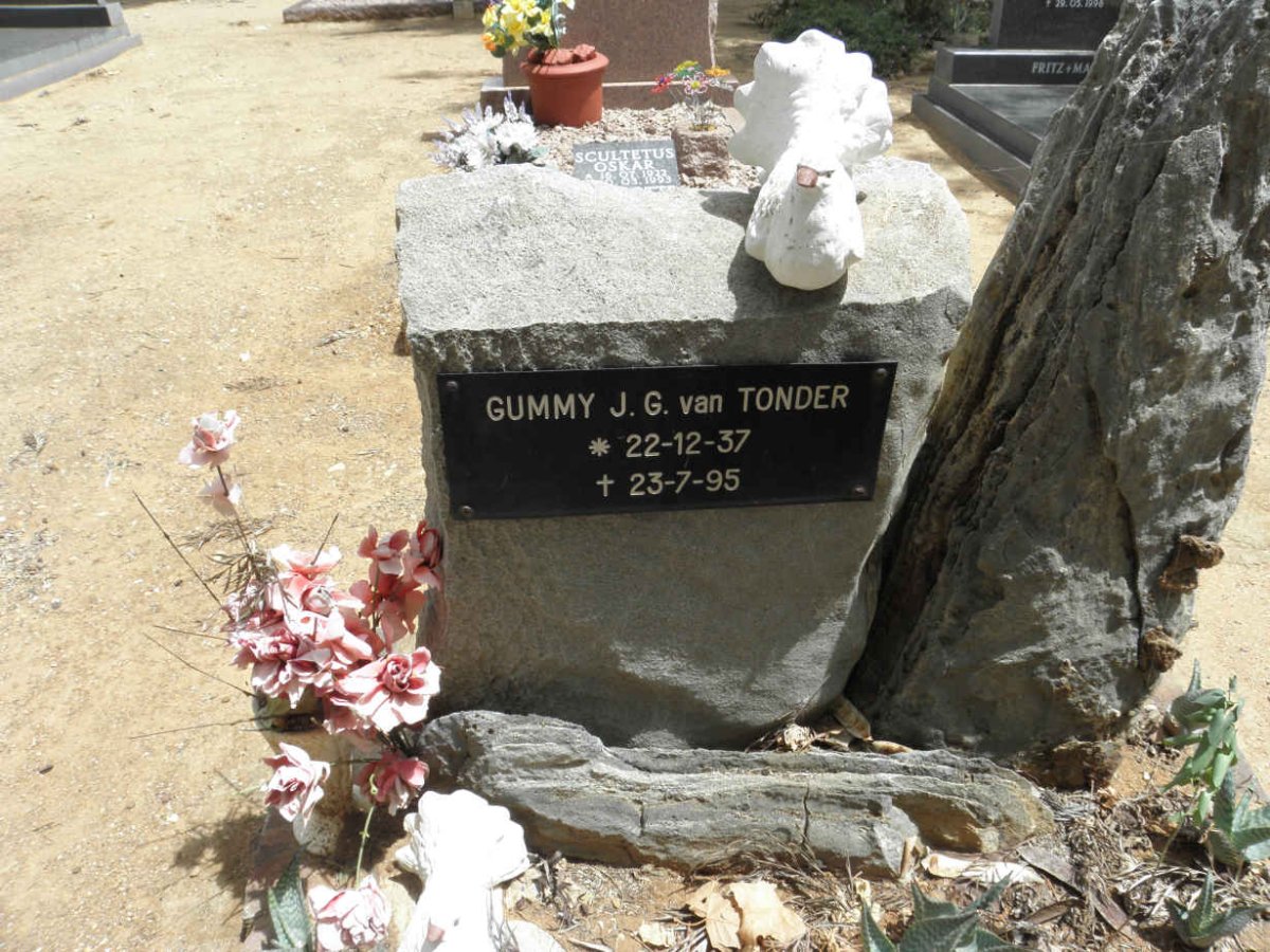 TONDER J.G., van 1937-1995