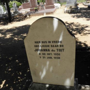 TOIT Johanna, du 1936-1938