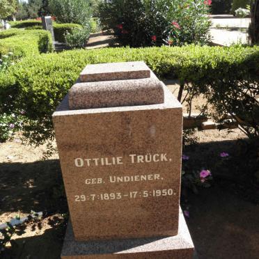 TRÜCK Ottilie nee UNDIENER 1893-1950