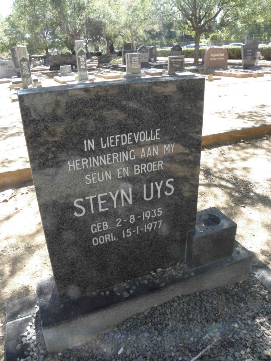 UYS Steyn 1935-1977