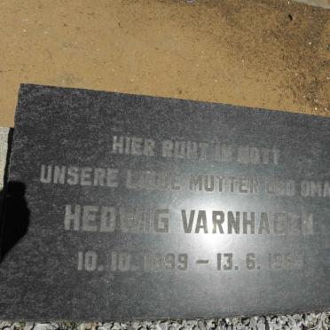 VARNHAGEN Hedwig 1899-1965
