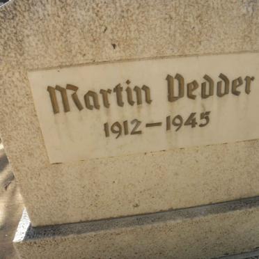 VEDDER Martin 1912-1945
