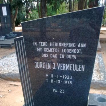VERMEULEN Jurgen J. 1923-1975