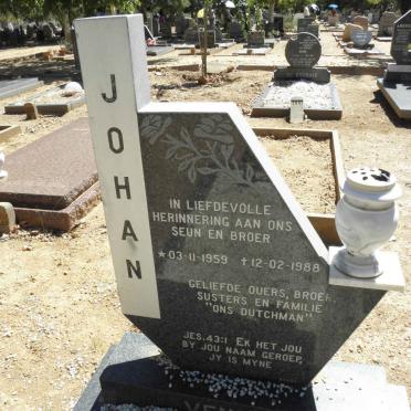 VENTER Johan 1959-1988